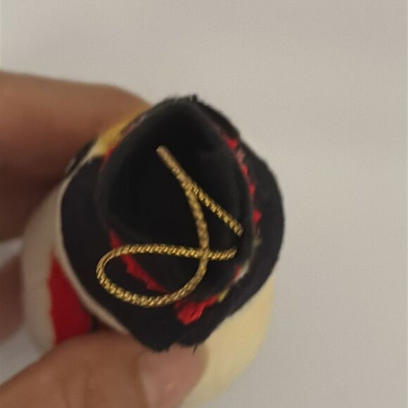 Vintage 60s/70s Snowman Holding Umbrella Flocked Styrofoam Christmas Ornament - Picture 5 of 6